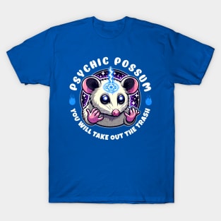 Funny Psychic Possum Mind Control T-Shirt